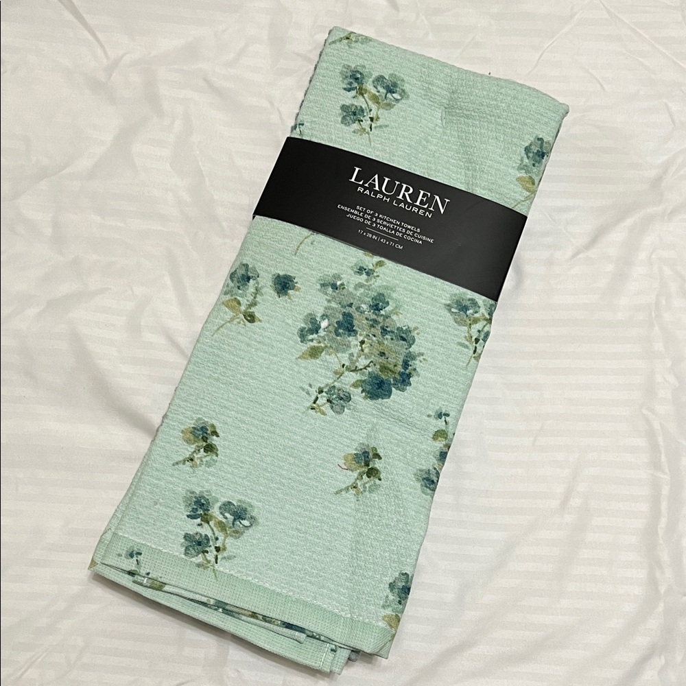 Lauren Ralph Lauren Kitchen Towels set of 3